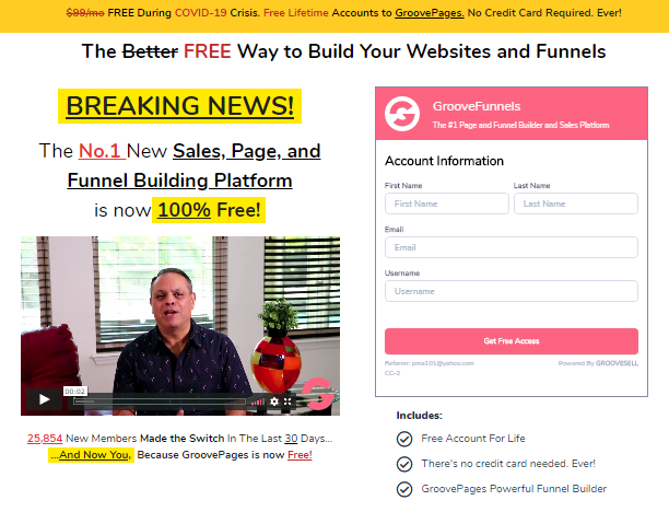 Groove Funnels Free